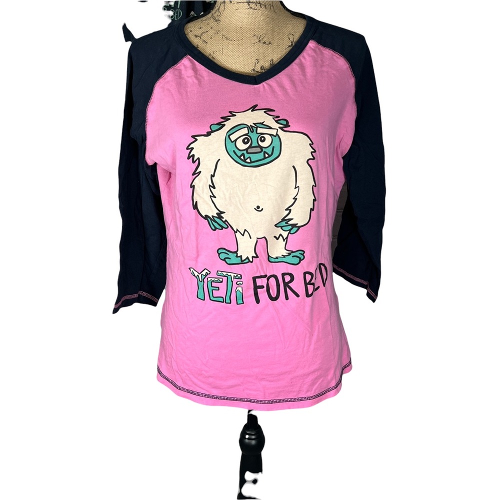 Lazy One “Yeti for Bed” Ladies Pajama Set XL